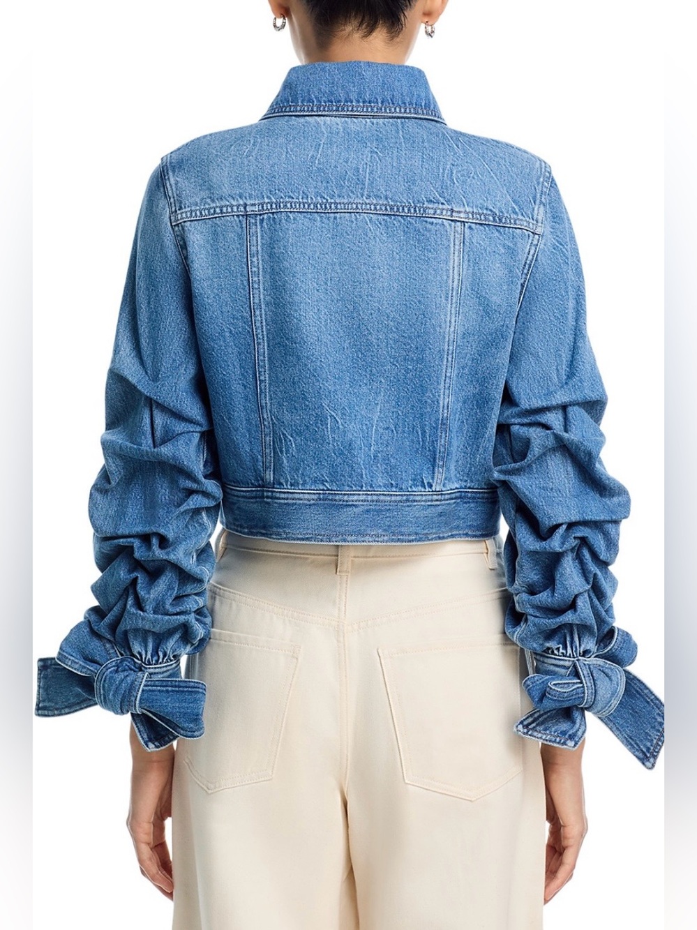 Alice + Olivia Tiff Denim Jacket - Picture 4 of 13